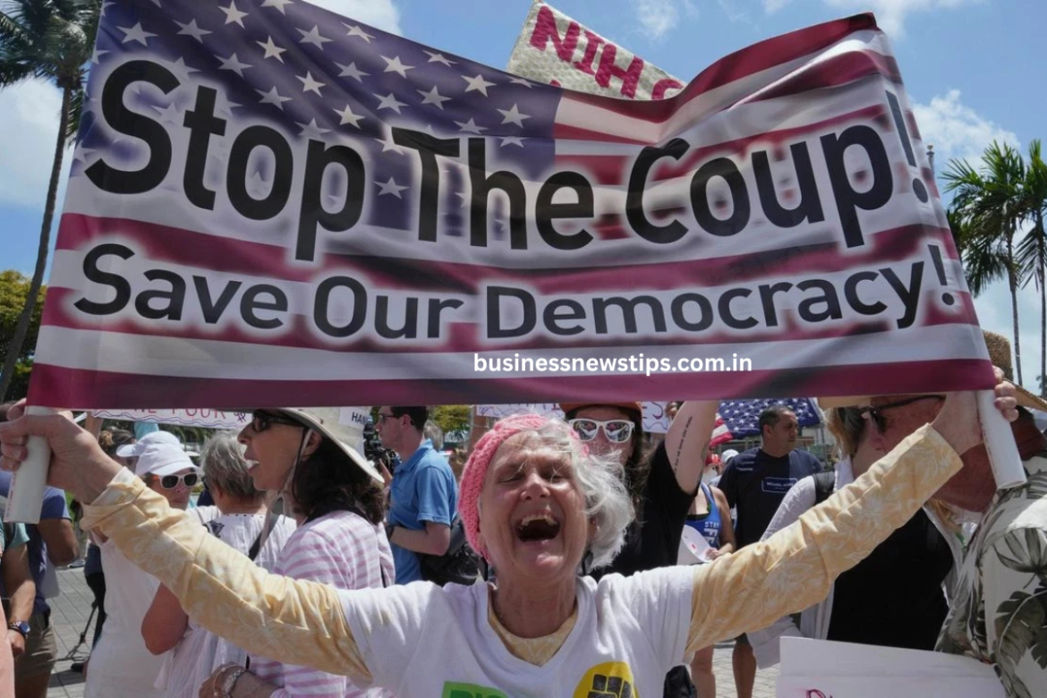 Protesters Rally Nationwide Against Trump and Musk